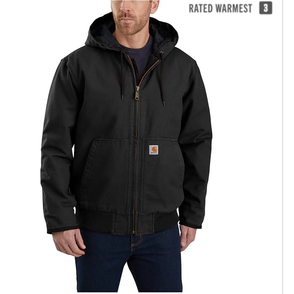 MEN’S CARHARTT — LOOSE FIT — WASHED DUCK — Medium Tall
